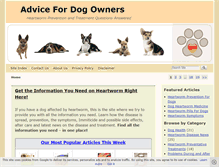 Tablet Screenshot of heartwormtreatment-fordogs.com